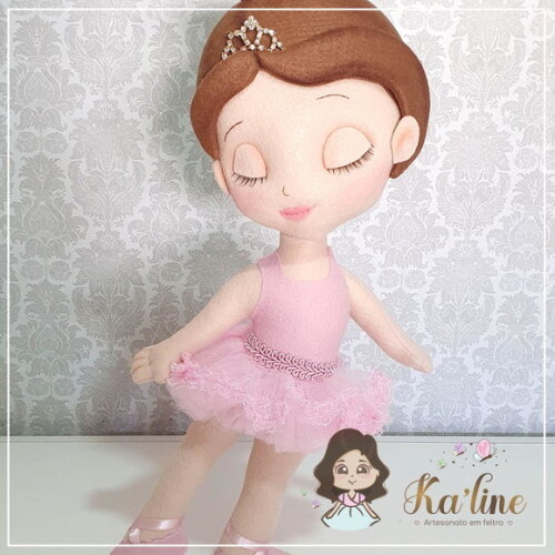 Bailarina - Bonecas em Feltro