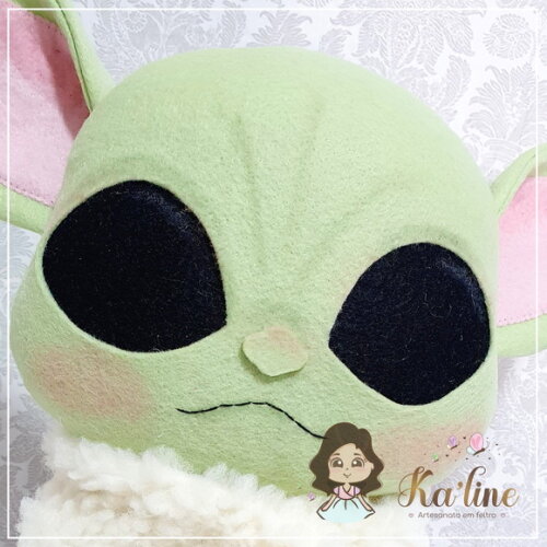 Baby Yoda - Star Wars - Bonecos em Feltro - 1ª Peça
