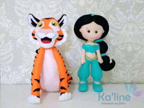 Bonecos em Feltro - Aladdin