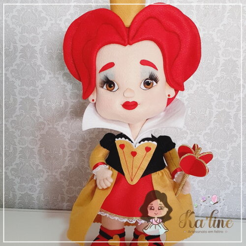 Bonecos em Feltro - Alice no País das Maravilhas