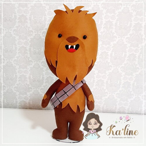 Chewbacca Baby - Star Wars - Bonecos em Feltro - 1ª Peça