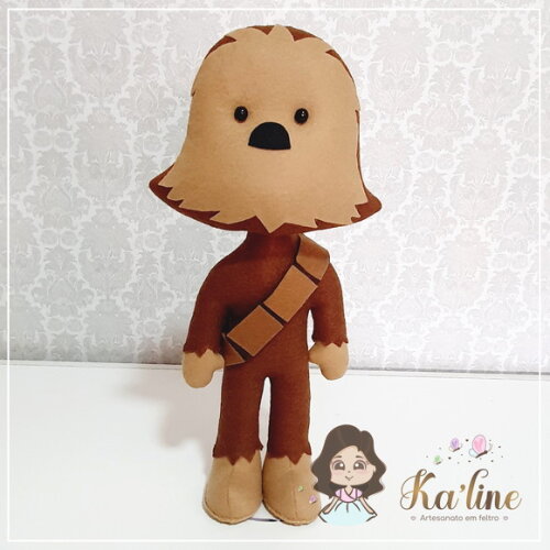 Chewbacca - Star Wars - Bonecos em Feltro