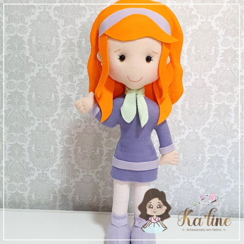 Daphne - Scooby-doo - Bonecos em Feltro