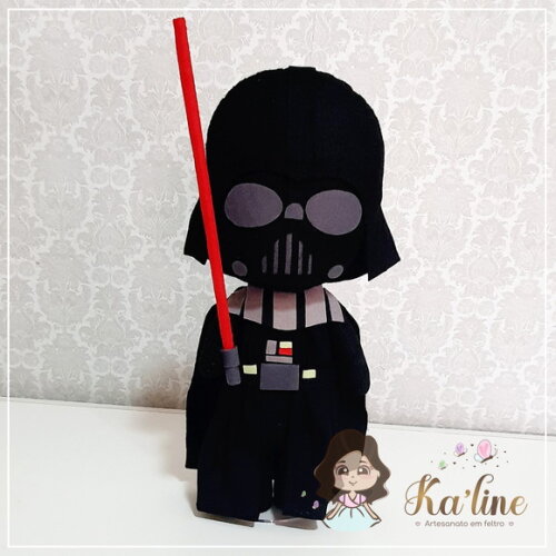 Darth Vader - Star Wars - Bonecos em Feltro - 1ª Peça