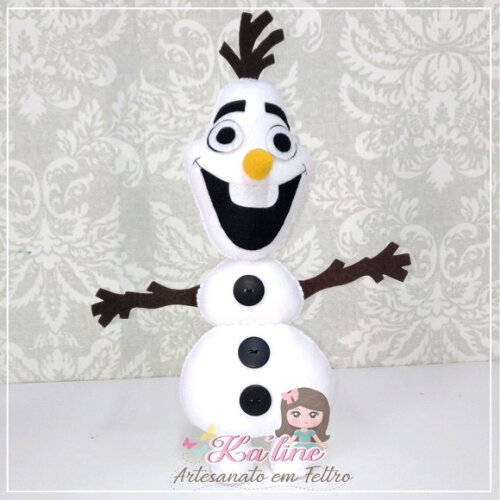 Frozen - Bonecos em Feltro - 1ª PEÇA