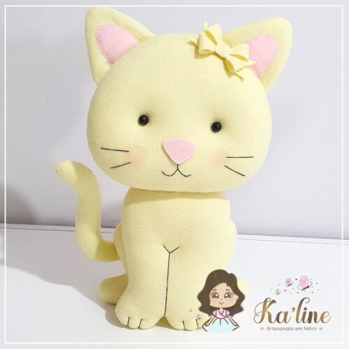 Gatinho - Bonecos em Feltro - 1 Unidade