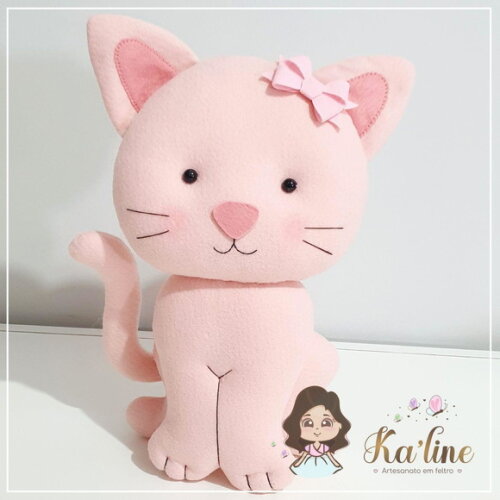 Gatinho - Bonecos em Feltro - 1 Unidade