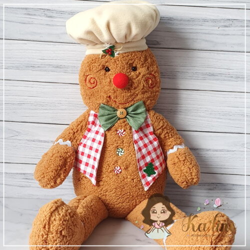Gingerbread - Biscoito de Natal - Boneco em Tecido