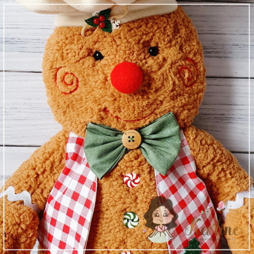 Gingerbread - Biscoito de Natal - Boneco em Tecido