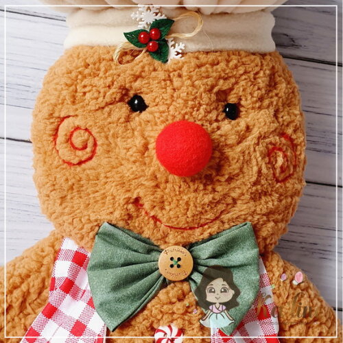 Gingerbread - Biscoito de Natal - Boneco em Tecido
