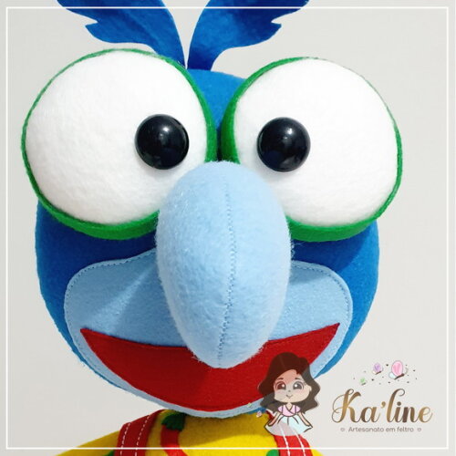 Gonzo - Muppets Baby - Bonecos em Feltro