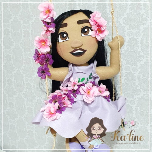 Isabela - Encanto Luxo - Bonecos em Feltro