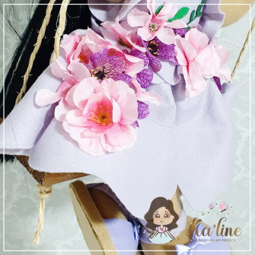 Isabela - Encanto Luxo - Bonecos em Feltro