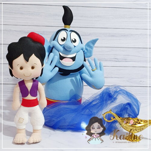 Kit Aladdin - Bonecos em Feltro.