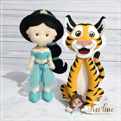 Kit Aladdin - Bonecos em Feltro.