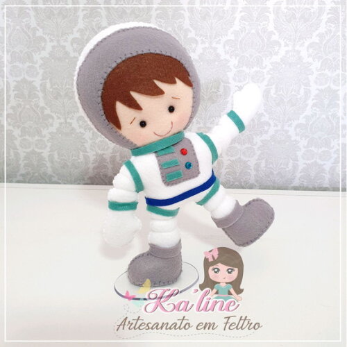 Kit Astronauta - Bonecos em Feltro