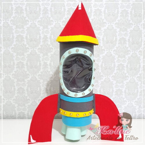 Kit Astronauta - Bonecos em Feltro