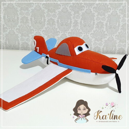 Kit Aviões Disney - Bonecos em Feltro