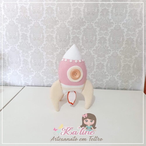 Kit Astronauta Menina - Bonecos em Feltro