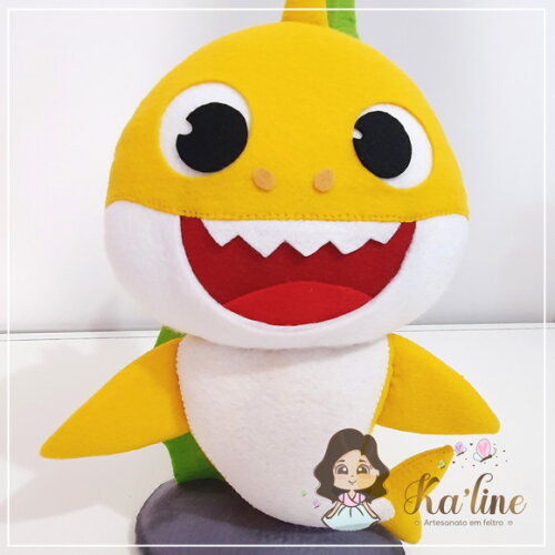 Kit Baby Shark - Bonecos em Feltro