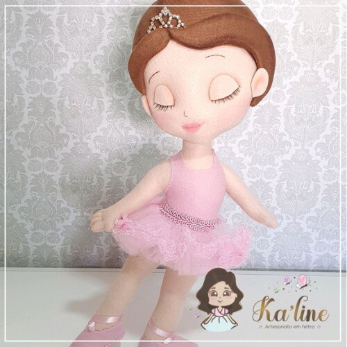 Kit Bailarinas - Bonecas em feltro