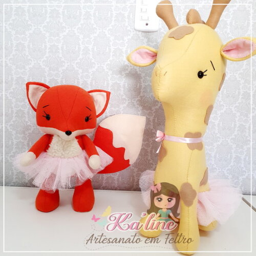 Kit Bichinhos da Floresta - Bonecos em Feltro