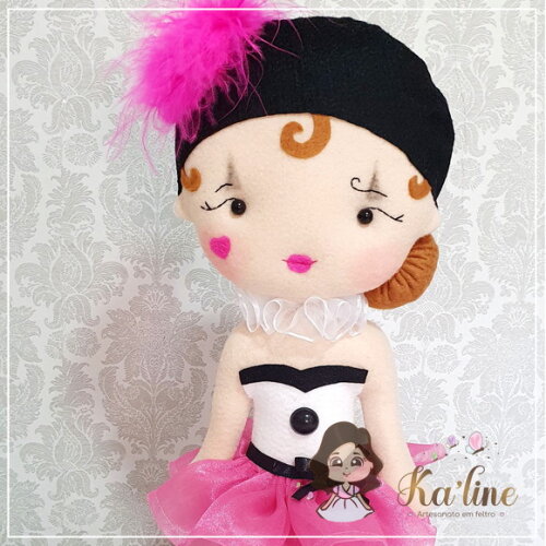 Kit Bonecos de Carnaval - Bonecos em feltro