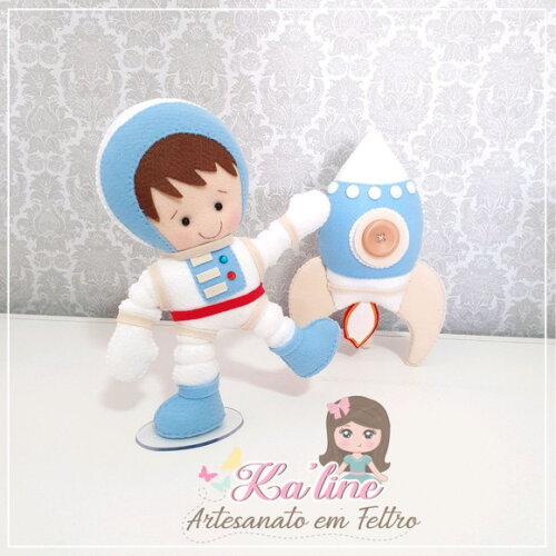 Kit Decoração de Quarto Infantil Astronauta
