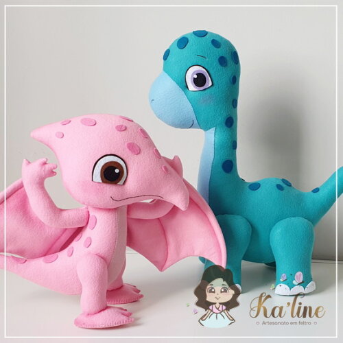 Kit Dinossauros Baby - Bonecos em Feltro