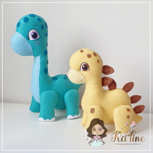 Kit Dinossauros Baby - Bonecos em Feltro