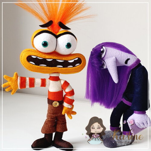 Kit Divertidamente - Bonecos em Feltro