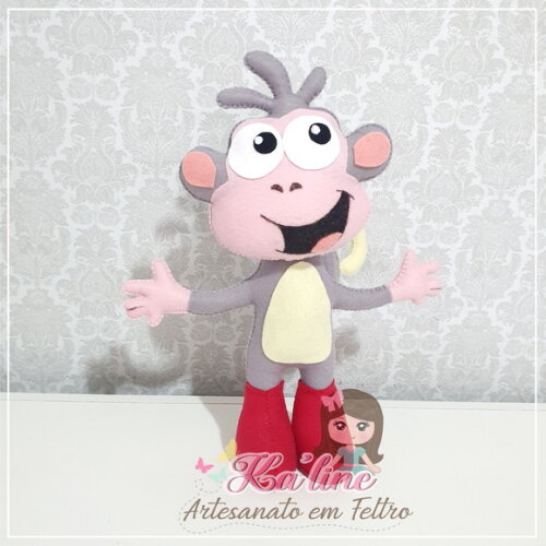 Kit Dora Aventureira - Bonecos em Feltro