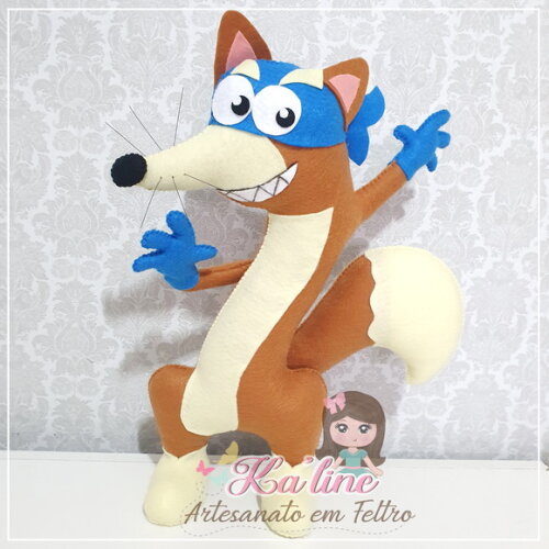 Kit Dora Aventureira - Bonecos em Feltro