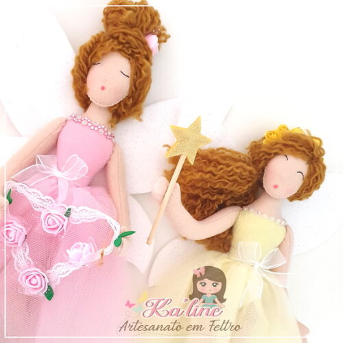 Kit Fadinhas - Bonecos em Feltro