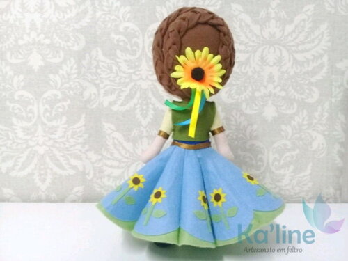 Kit Frozen Fever - Bonecos em Feltro
