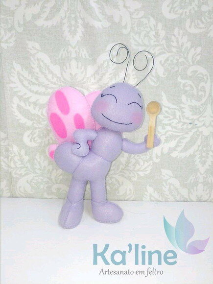 Kit Galinha Pintadinha Candy Color -Feltro Bonecos