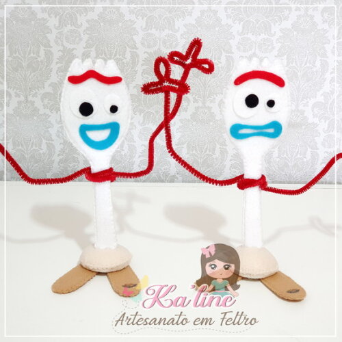 Kit Garfinho Toy Story - Bonecos em Feltro