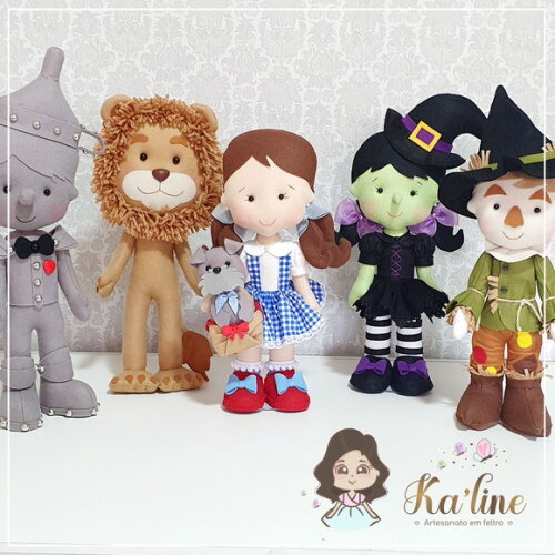 Kit Mágico de Oz - Bonecos em Feltro