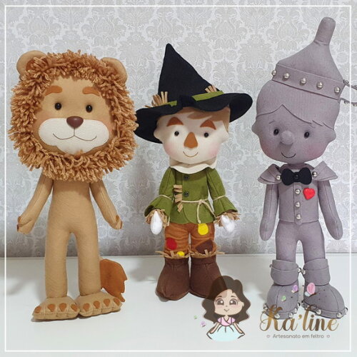 Kit Mágico de Oz - Bonecos em Feltro