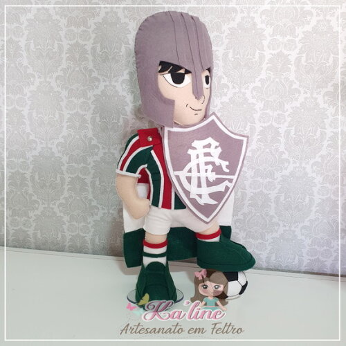 Kit Mascotes Fluminense - Bonecos em Feltro