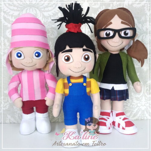Kit Meu Malvado Favorito - Bonecos em Feltro
