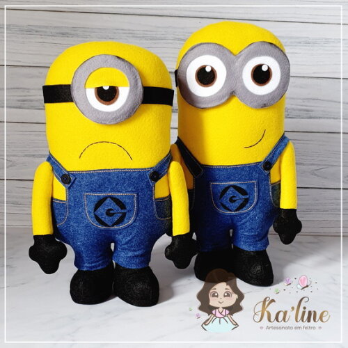 Kit Minions - Bonecos em Feltro