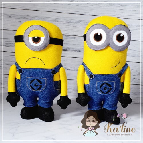 Kit Minions - Bonecos em Feltro