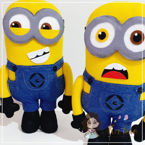 Kit Minions - Bonecos em Feltro