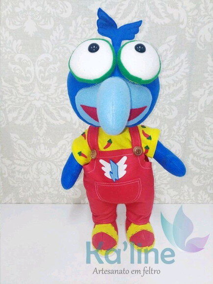 Kit Muppets - Bonecos em feltro