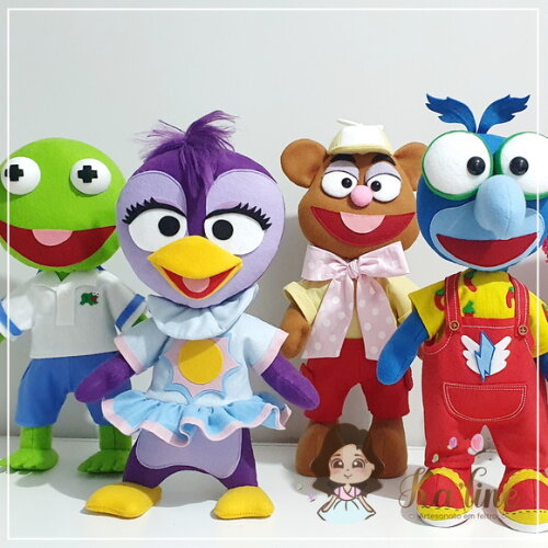 Kit Muppets - Bonecos em Feltro