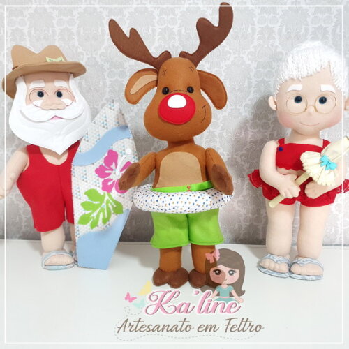 Kit Natal - Bonecos em Feltro