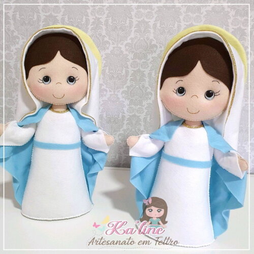Kit Nossa Senhora - Bonecos em Feltro