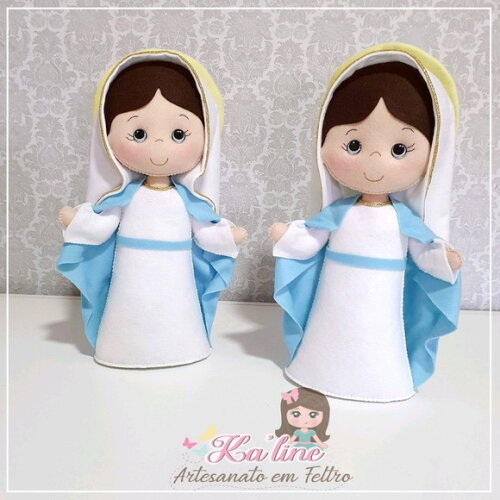 Kit Nossa Senhora - Bonecos em Feltro
