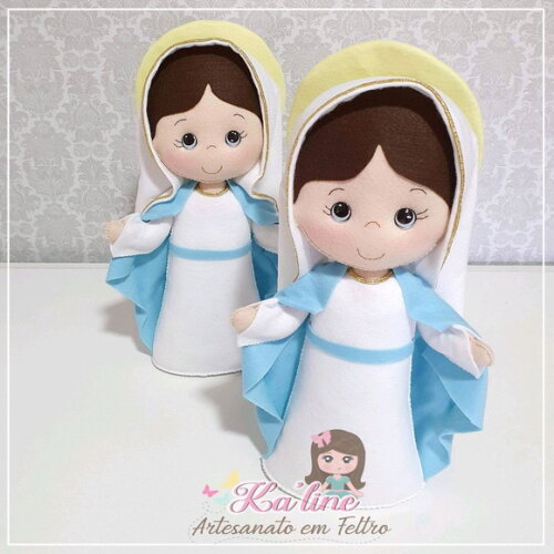 Kit Nossa Senhora - Bonecos em Feltro